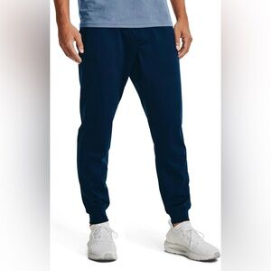 Under Armour Mens Blue Sportstyle Tricot Jogger w/ zipper pockets